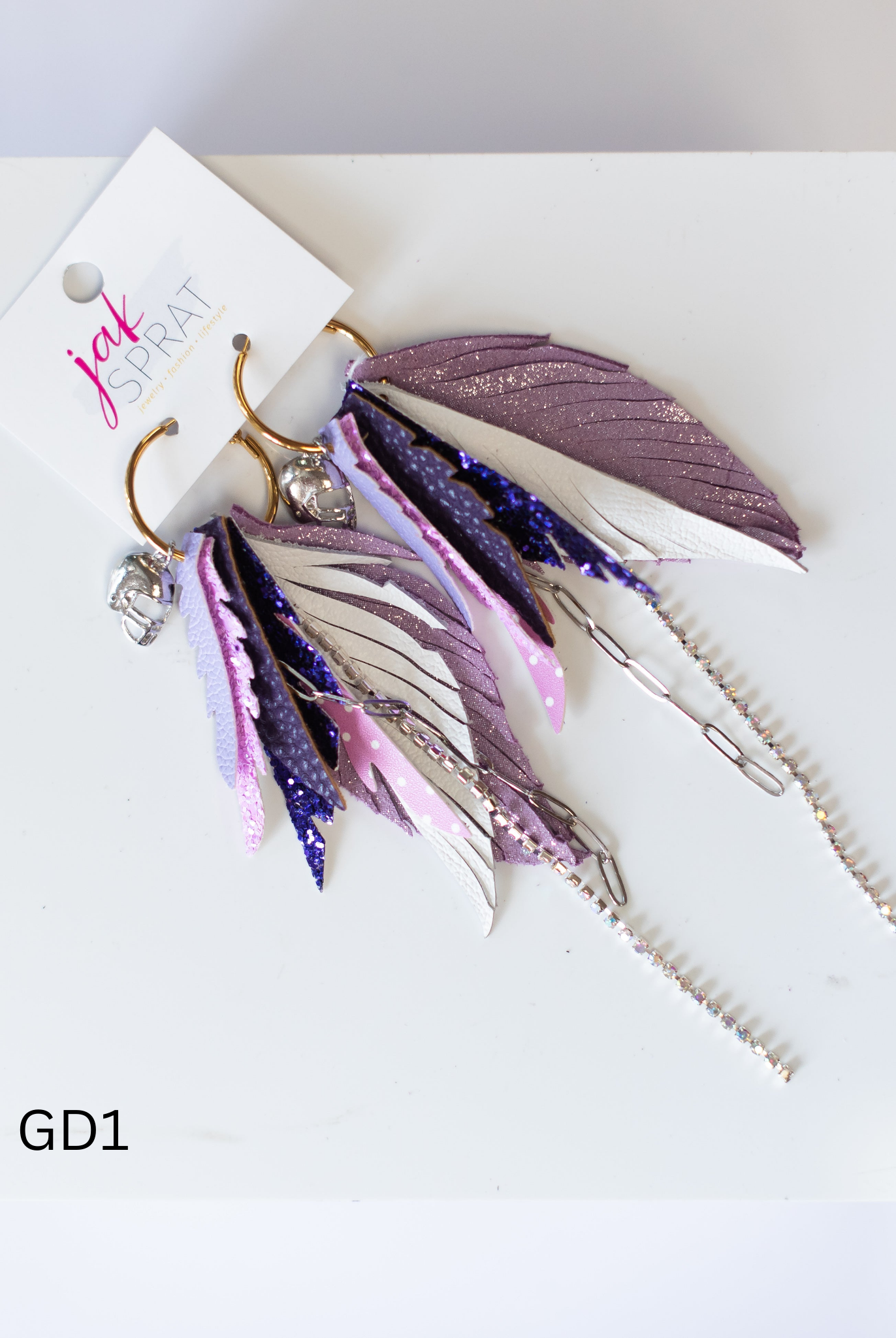 Jak Sprat Game Day Collection: Mini Mic Drop Dangles-Earrings-Dear Me Southern Boutique, located in DeRidder, Louisiana