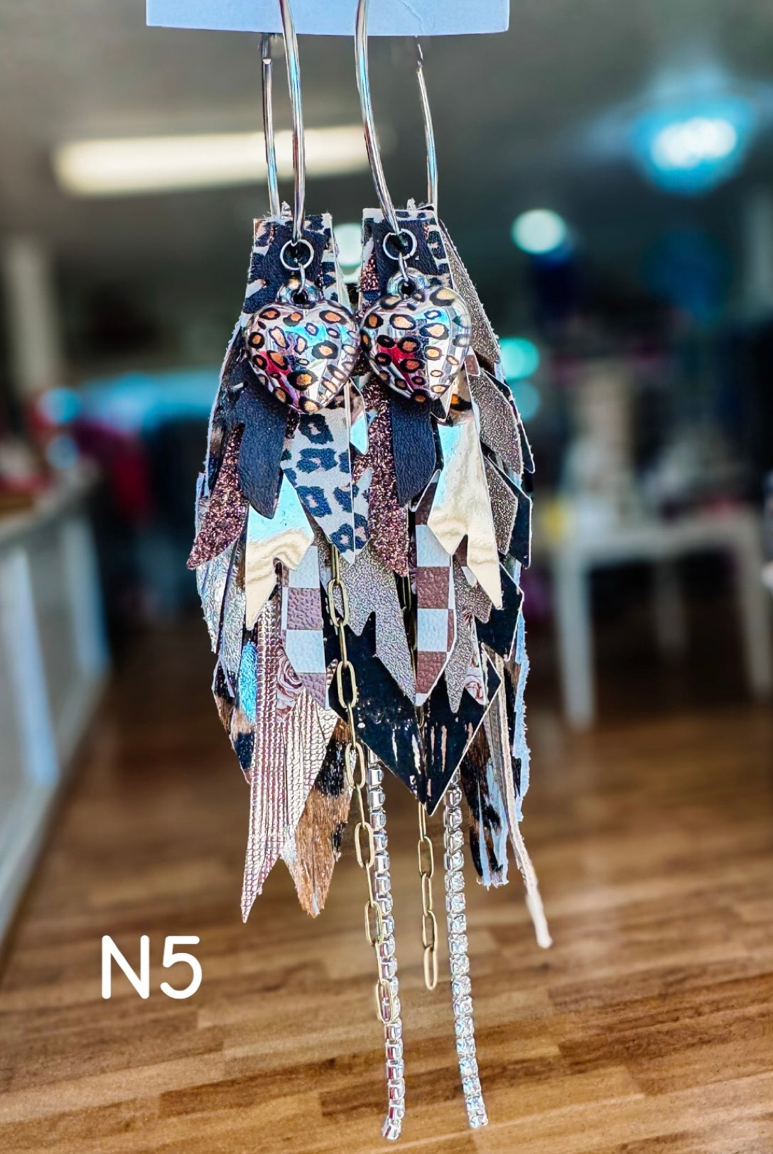 Jak Sprat Neutrals Collection: Medium Mic Drop Dangles-Earrings-Dear Me Southern Boutique, located in DeRidder, Louisiana