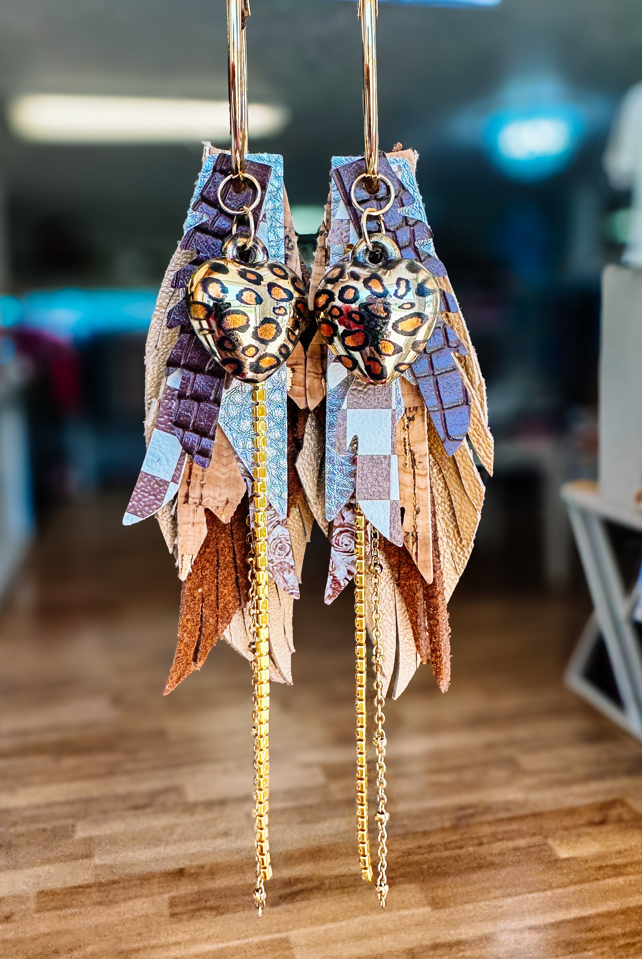 Jak Sprat Neutrals Collection: Mini Mic Drop Dangles-Earrings-Dear Me Southern Boutique, located in DeRidder, Louisiana
