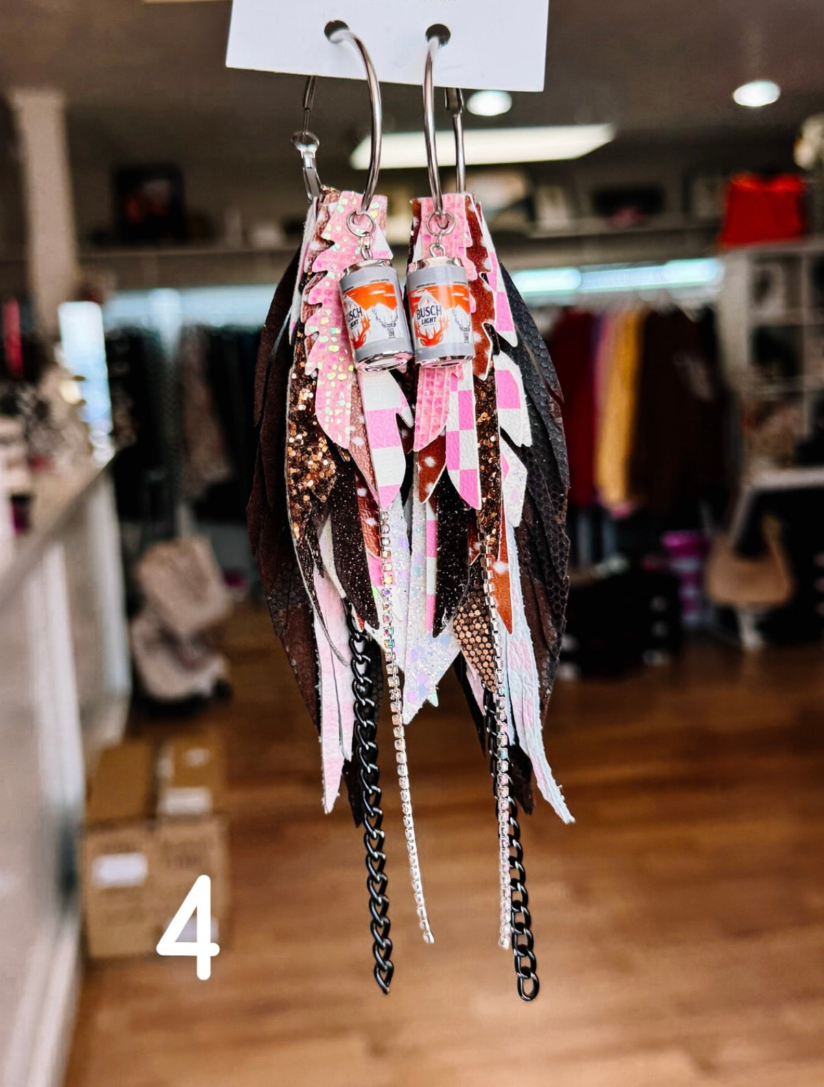 Jak Sprat Oh Deer, She's Cute Collection: Medium Mic Drop Dangles-Jewelry - Earrings-Dear Me Southern Boutique, located in DeRidder, Louisiana
