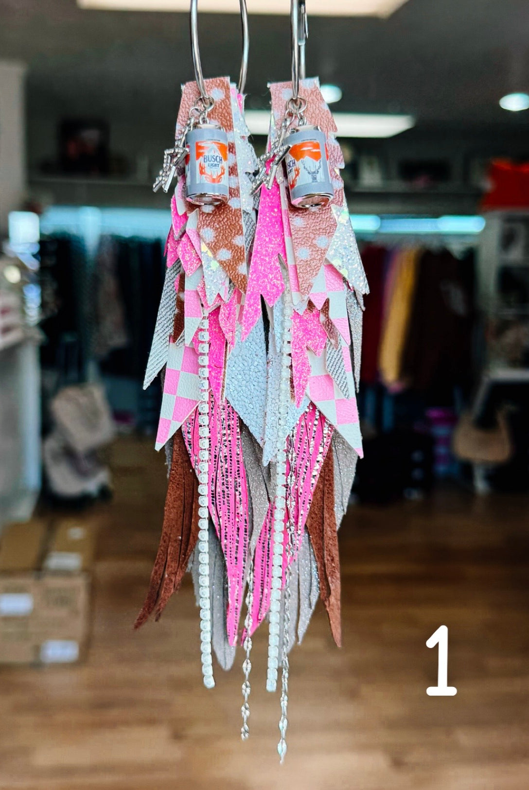 Jak Sprat Oh Deer, She's Cute Collection: Mega Mic Drop Dangles-Jewelry - Earrings-Dear Me Southern Boutique, located in DeRidder, Louisiana