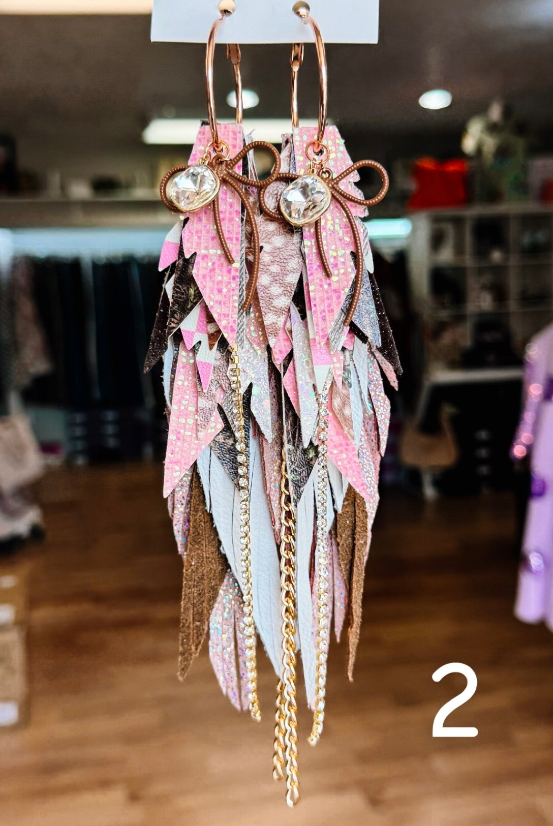 Jak Sprat Oh Deer, She's Cute Collection: Mega Mic Drop Dangles-Jewelry - Earrings-Dear Me Southern Boutique, located in DeRidder, Louisiana
