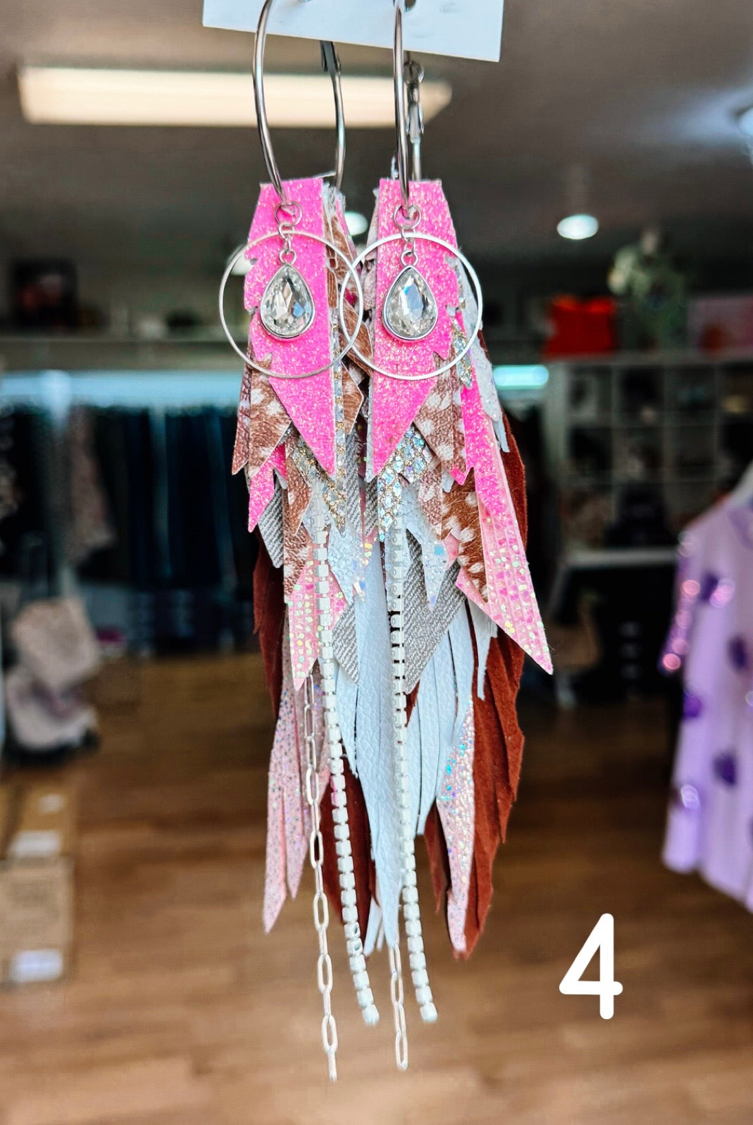 Jak Sprat Oh Deer, She's Cute Collection: Mega Mic Drop Dangles-Jewelry - Earrings-Dear Me Southern Boutique, located in DeRidder, Louisiana