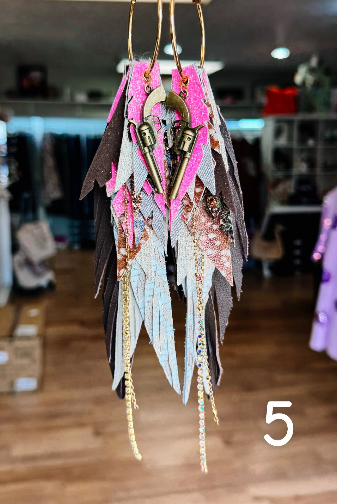 Jak Sprat Oh Deer, She's Cute Collection: Mega Mic Drop Dangles-Jewelry - Earrings-Dear Me Southern Boutique, located in DeRidder, Louisiana