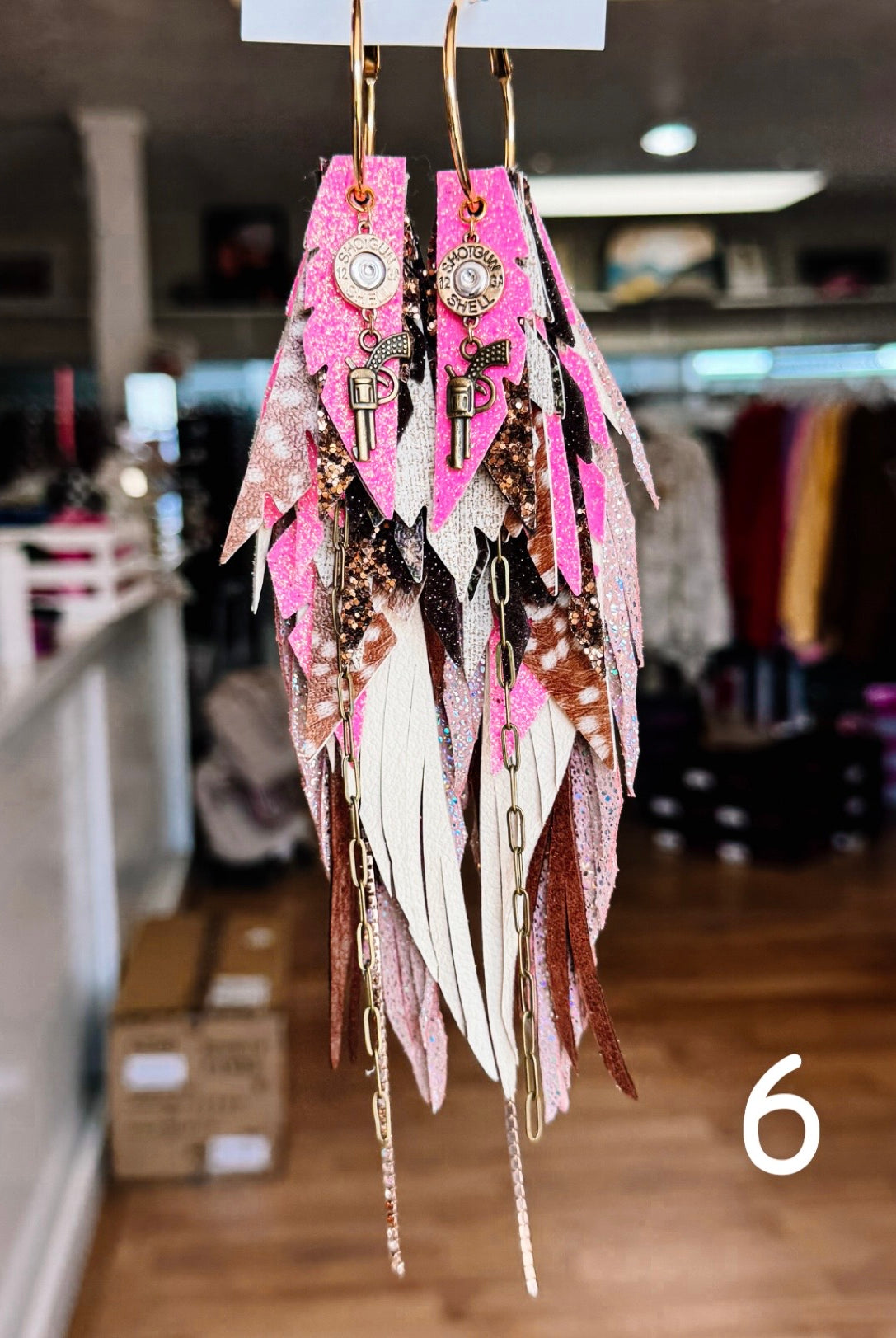 Jak Sprat Oh Deer, She's Cute Collection: Mega Mic Drop Dangles-Jewelry - Earrings-Dear Me Southern Boutique, located in DeRidder, Louisiana