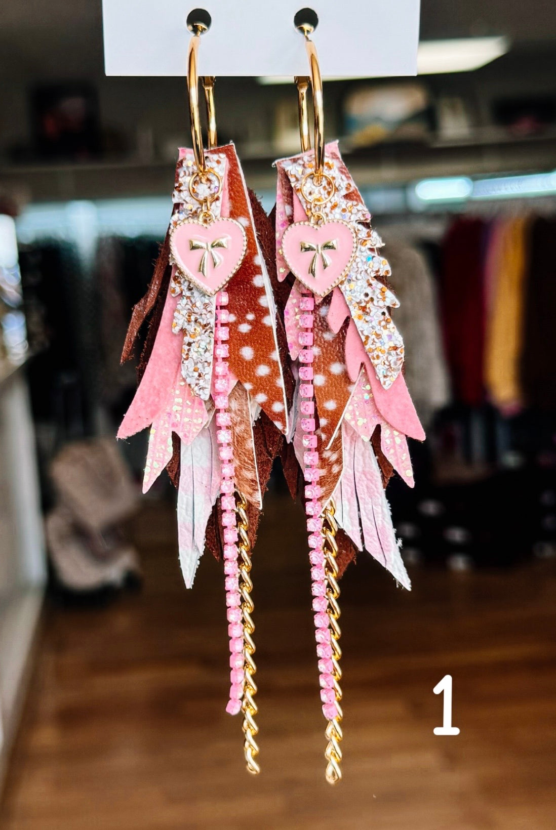 Jak Sprat Oh Deer, She's Cute Collection: Mini Mic Drop Dangles-Jewelry - Earrings-Dear Me Southern Boutique, located in DeRidder, Louisiana