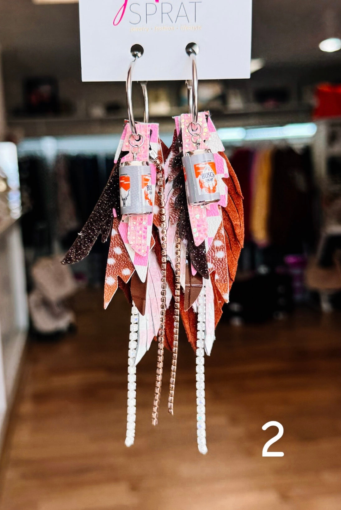Jak Sprat Oh Deer, She's Cute Collection: Mini Mic Drop Dangles-Jewelry - Earrings-Dear Me Southern Boutique, located in DeRidder, Louisiana