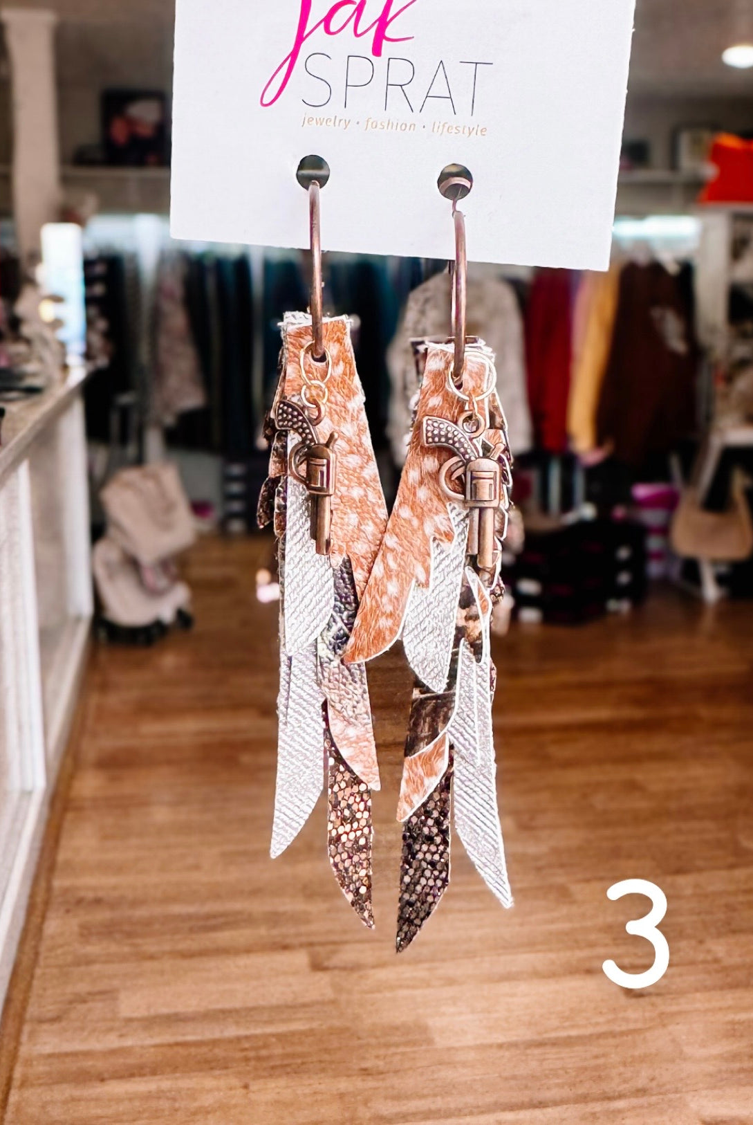 Jak Sprat Oh Deer, She's Cute Collection: Thinny Thini Minis-Jewelry - Earrings-Dear Me Southern Boutique, located in DeRidder, Louisiana
