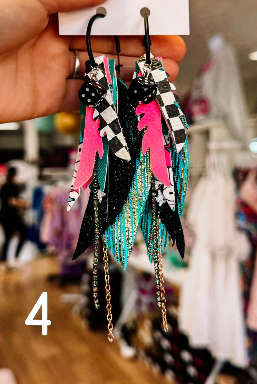 Jak Sprat Part Palette Collection: Mini Mic Drop Dangles-Earrings-Dear Me Southern Boutique, located in DeRidder, Louisiana