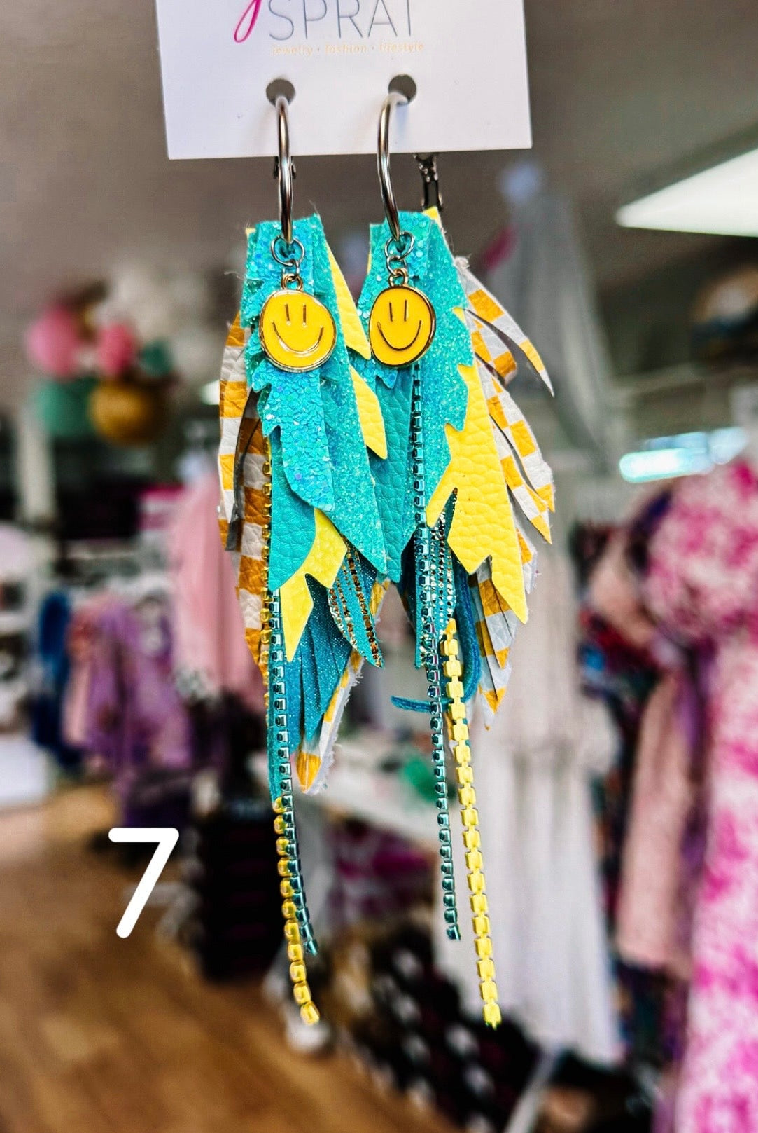 Jak Sprat Part Palette Collection: Mini Mic Drop Dangles-Earrings-Dear Me Southern Boutique, located in DeRidder, Louisiana