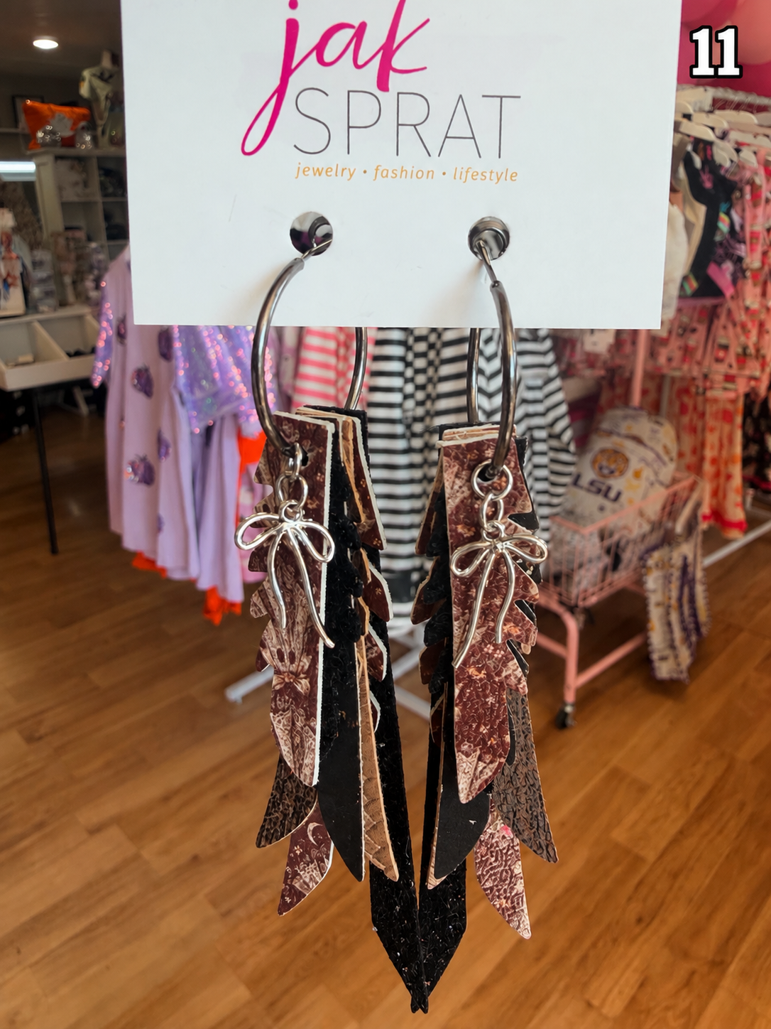 Jak Sprat Phantoms & Florals Collection: Thinny Thini Minis-Jewelry - Earrings-Dear Me Southern Boutique, located in DeRidder, Louisiana