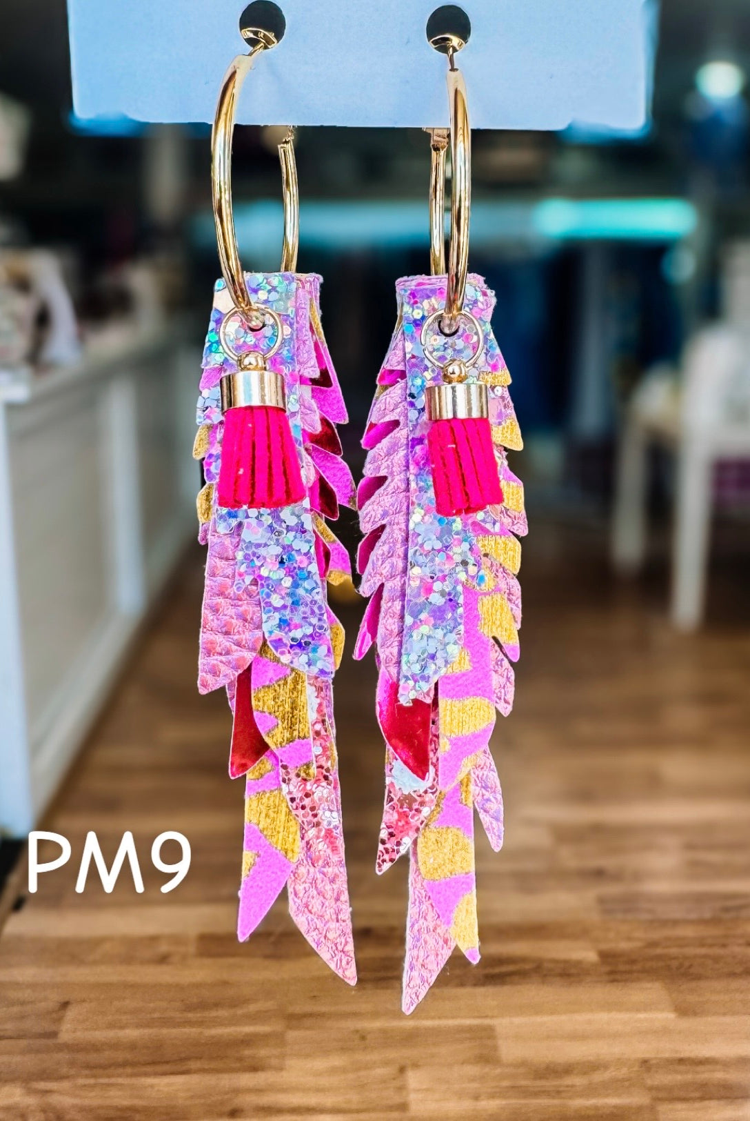 Jak Sprat Pink Monochromatic Collection: Thinny Thini Minis-Earrings-Dear Me Southern Boutique, located in DeRidder, Louisiana