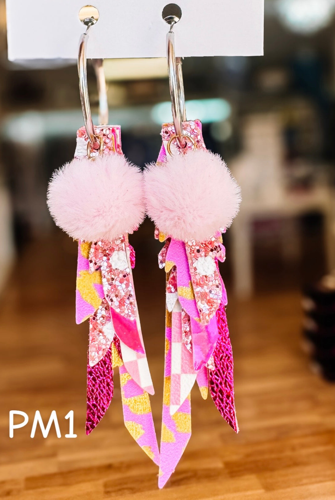 Jak Sprat Pink Monochromatic Collection: Thinny Thini Minis-Earrings-Dear Me Southern Boutique, located in DeRidder, Louisiana