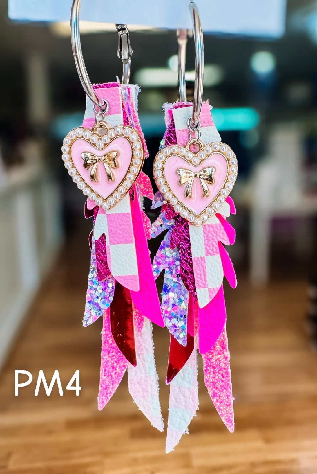 Jak Sprat Pink Monochromatic Collection: Thinny Thini Minis-Earrings-Dear Me Southern Boutique, located in DeRidder, Louisiana