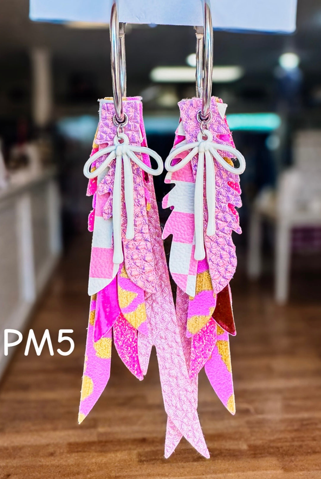 Jak Sprat Pink Monochromatic Collection: Thinny Thini Minis-Earrings-Dear Me Southern Boutique, located in DeRidder, Louisiana