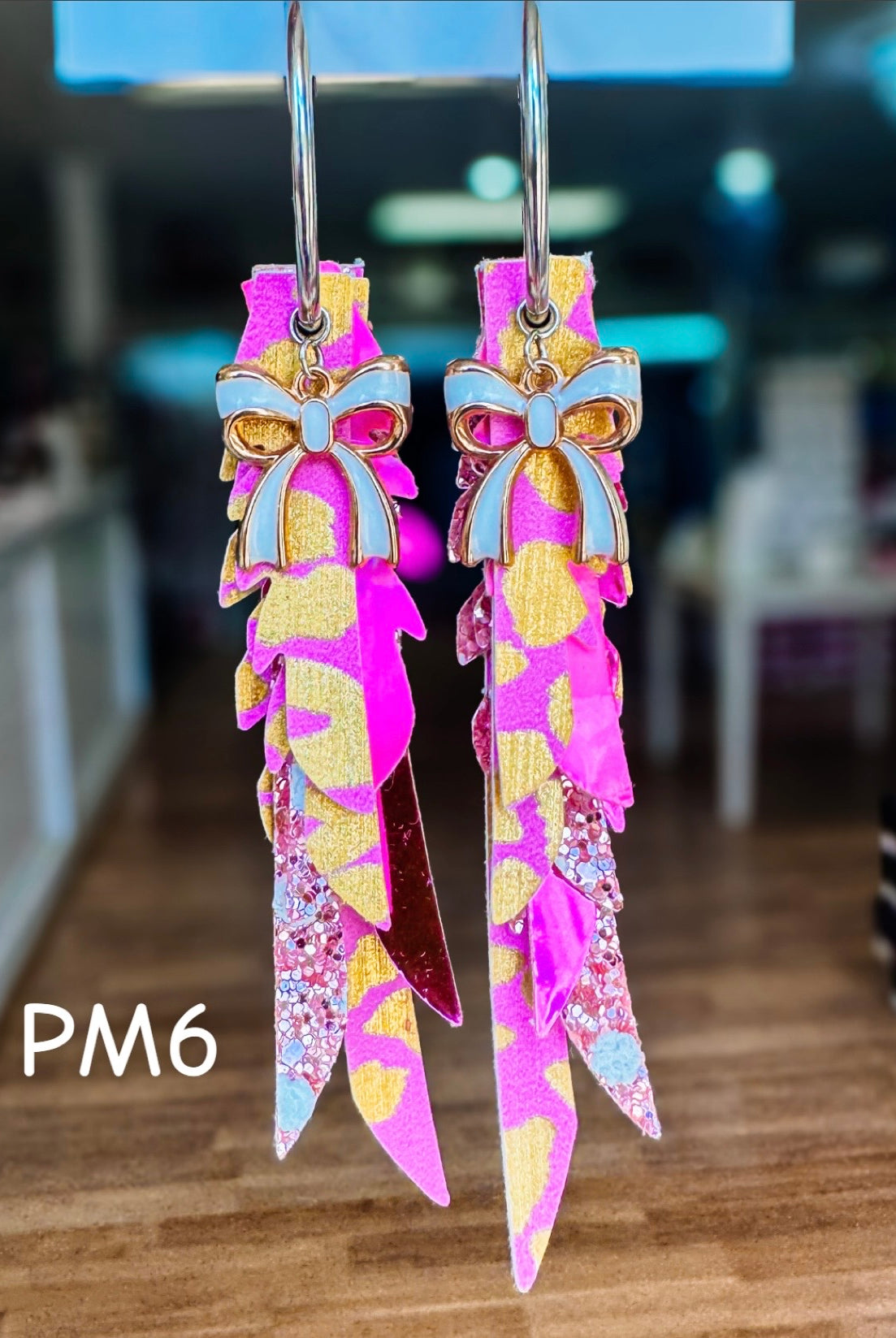 Jak Sprat Pink Monochromatic Collection: Thinny Thini Minis-Earrings-Dear Me Southern Boutique, located in DeRidder, Louisiana
