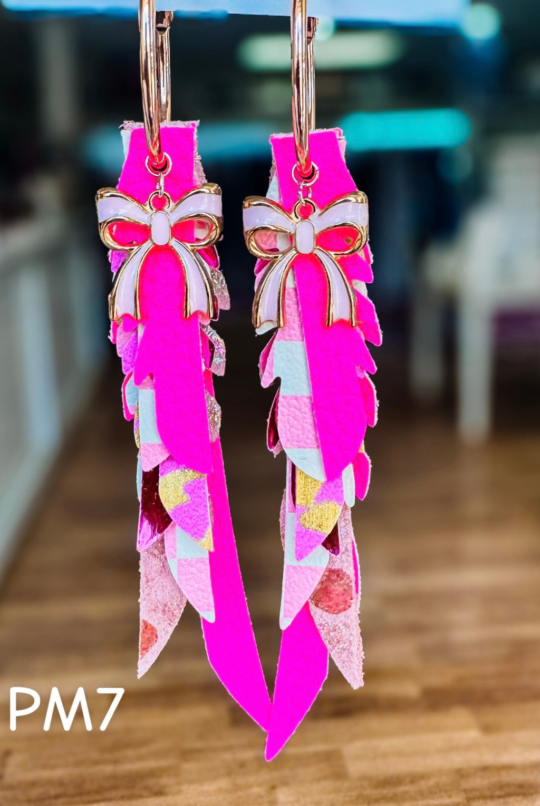 Jak Sprat Pink Monochromatic Collection: Thinny Thini Minis-Earrings-Dear Me Southern Boutique, located in DeRidder, Louisiana