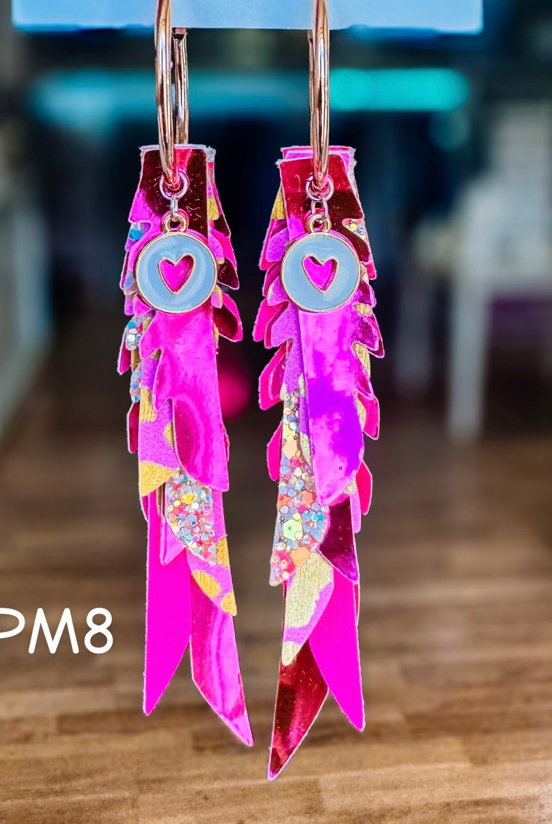 Jak Sprat Pink Monochromatic Collection: Thinny Thini Minis-Earrings-Dear Me Southern Boutique, located in DeRidder, Louisiana
