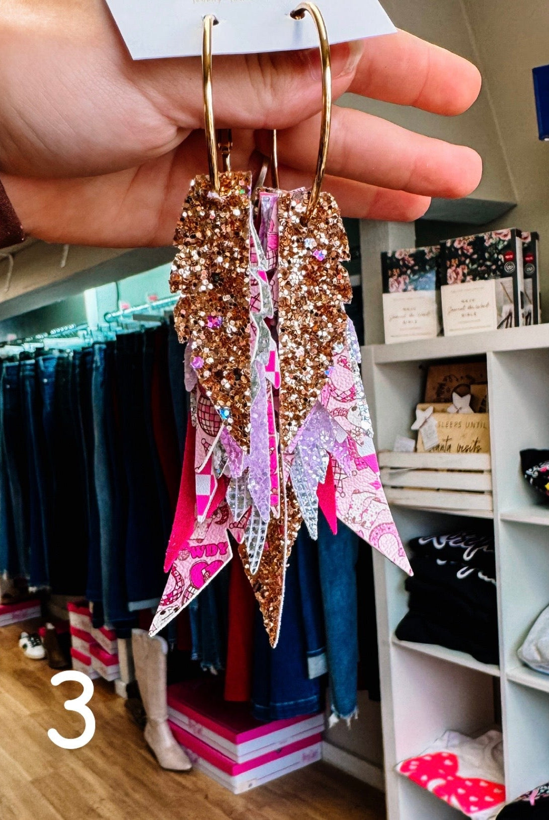 Jak Sprat Pink Pony Club Collection: Fabulous Feather Dangles-Earrings-Dear Me Southern Boutique, located in DeRidder, Louisiana