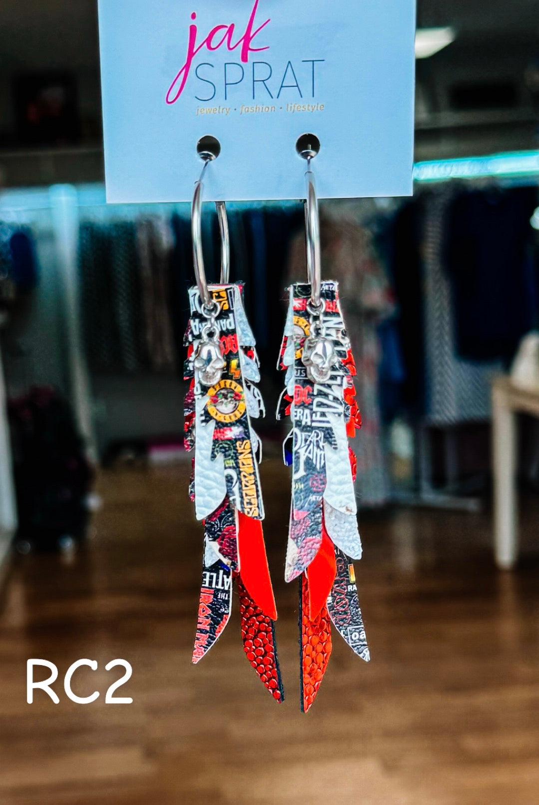 Jak Sprat Rocker Collection: Thinny Thini Minis-Earrings-Dear Me Southern Boutique, located in DeRidder, Louisiana