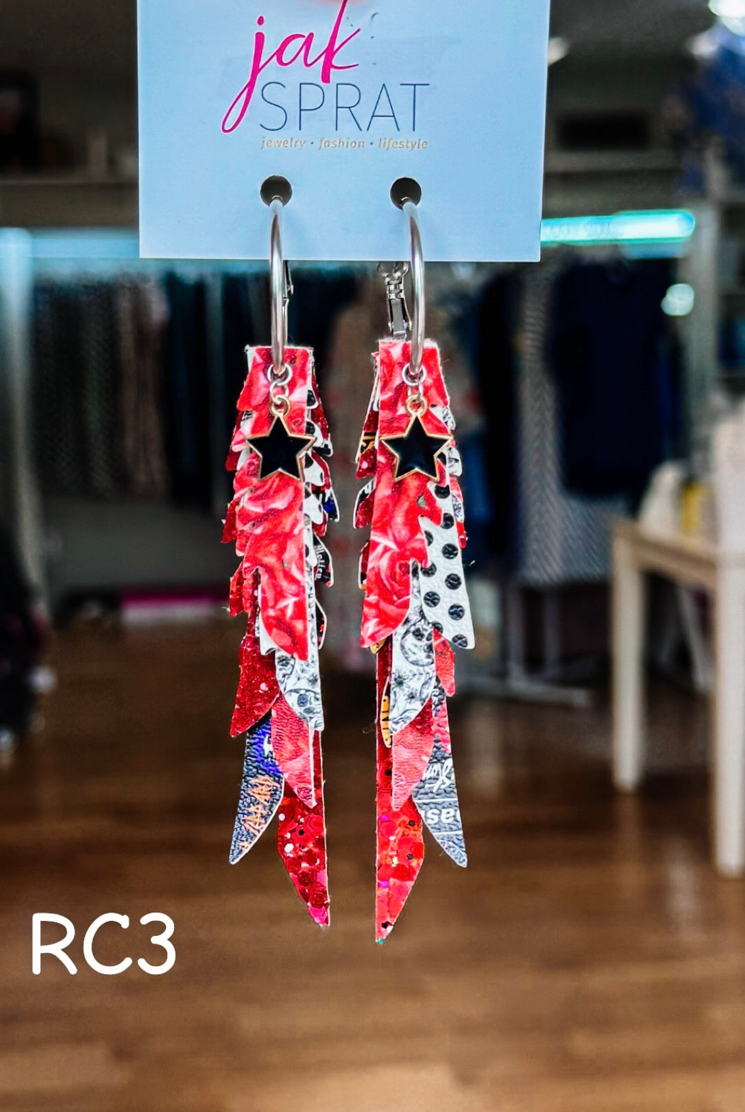 Jak Sprat Rocker Collection: Thinny Thini Minis-Earrings-Dear Me Southern Boutique, located in DeRidder, Louisiana