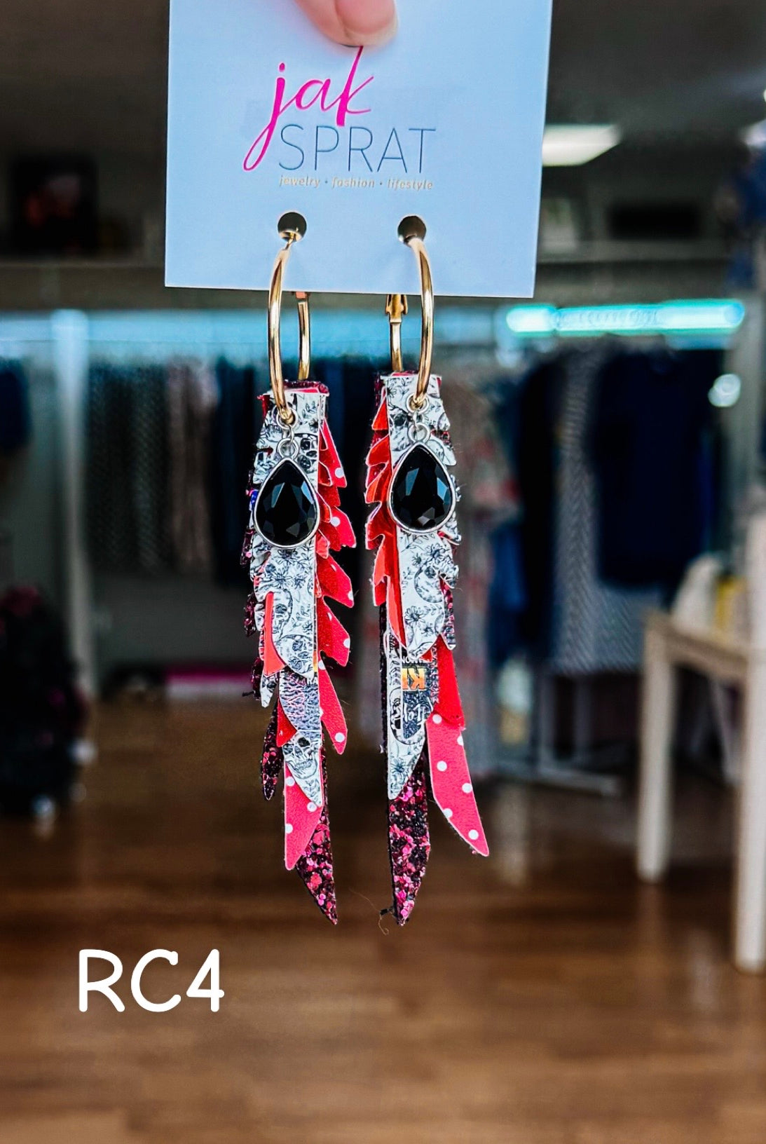 Jak Sprat Rocker Collection: Thinny Thini Minis-Earrings-Dear Me Southern Boutique, located in DeRidder, Louisiana