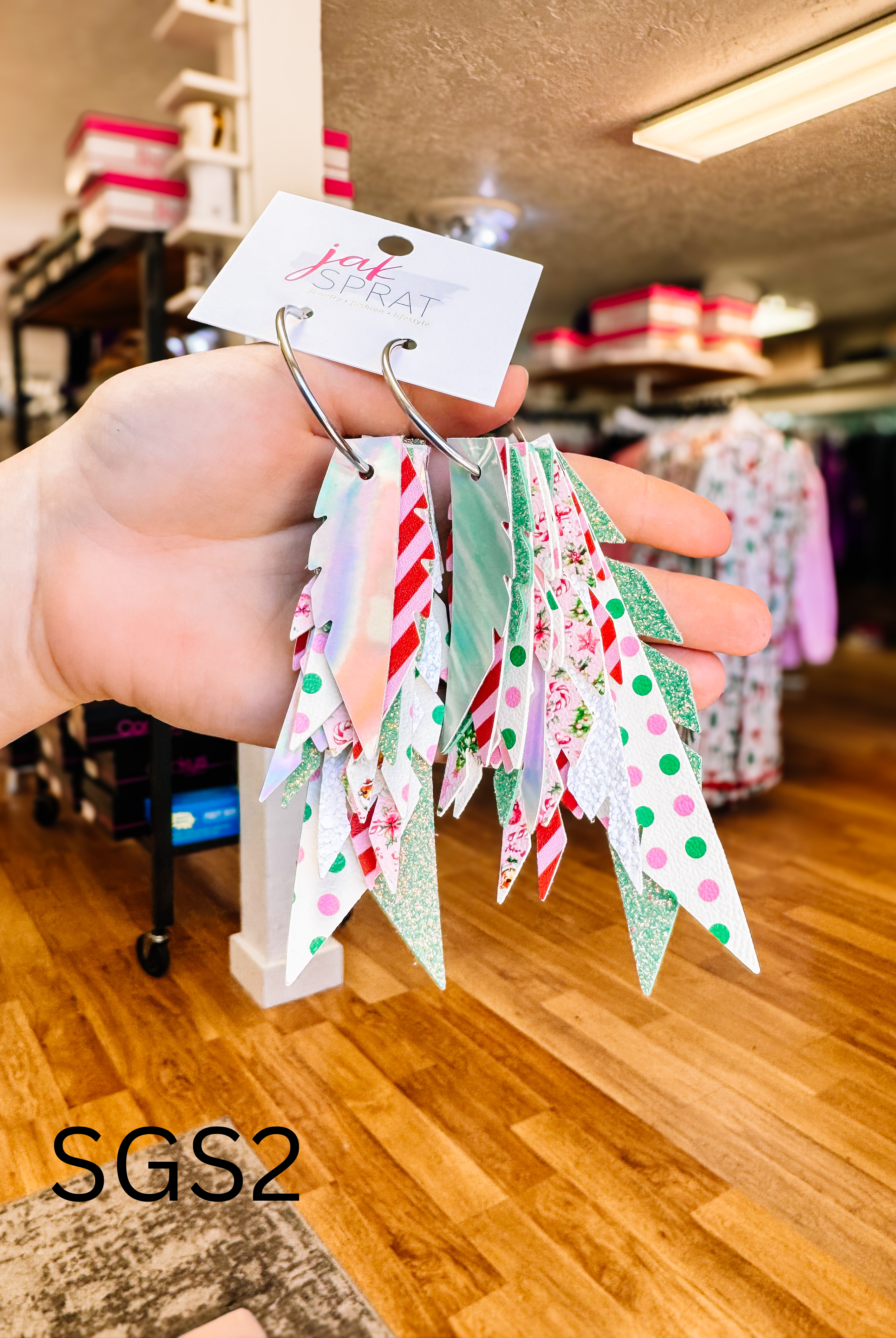 Jak Sprat Sleigh Girl Sleigh Collection: Fabulous Feather Dangles-Earrings-Dear Me Southern Boutique, located in DeRidder, Louisiana