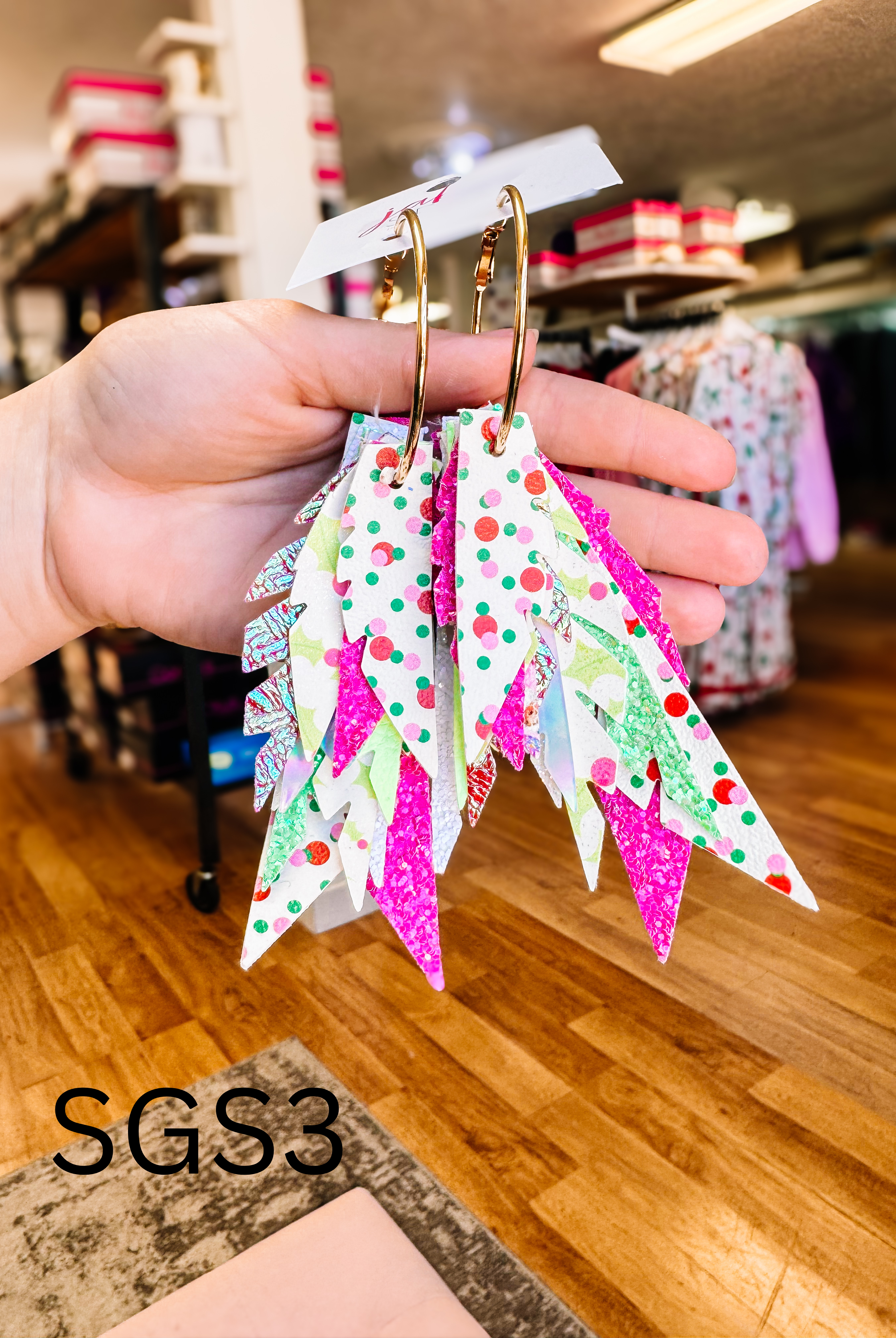 Jak Sprat Sleigh Girl Sleigh Collection: Fabulous Feather Dangles-Earrings-Dear Me Southern Boutique, located in DeRidder, Louisiana