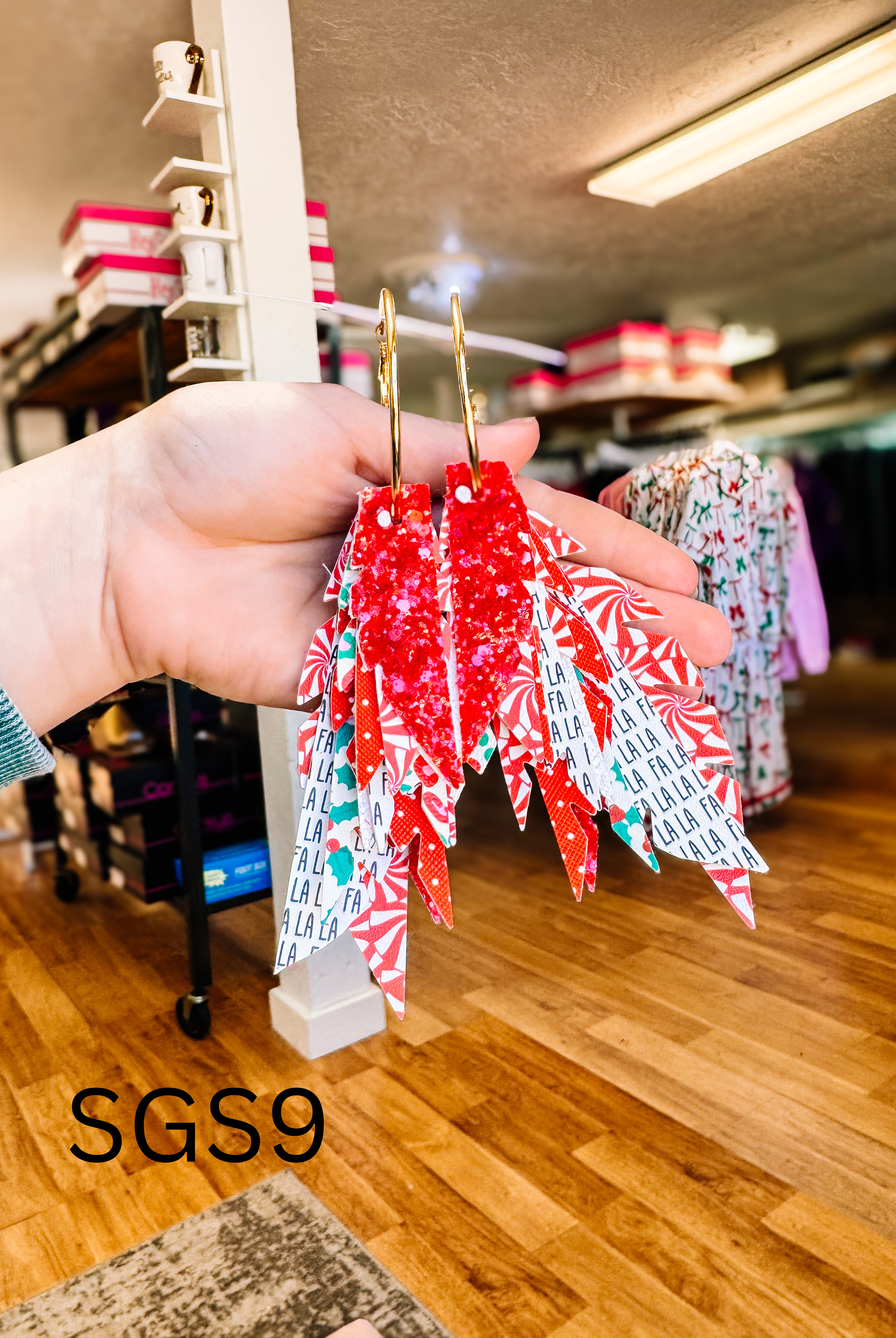 Jak Sprat Sleigh Girl Sleigh Collection: Fabulous Feather Dangles-Earrings-Dear Me Southern Boutique, located in DeRidder, Louisiana