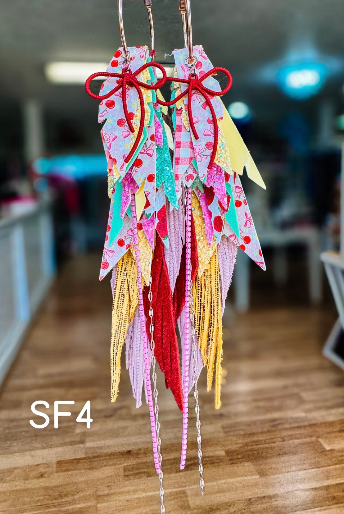 Jak Sprat Strawberry Fields Collection: Mega Mic Drops-Earrings-Dear Me Southern Boutique, located in DeRidder, Louisiana