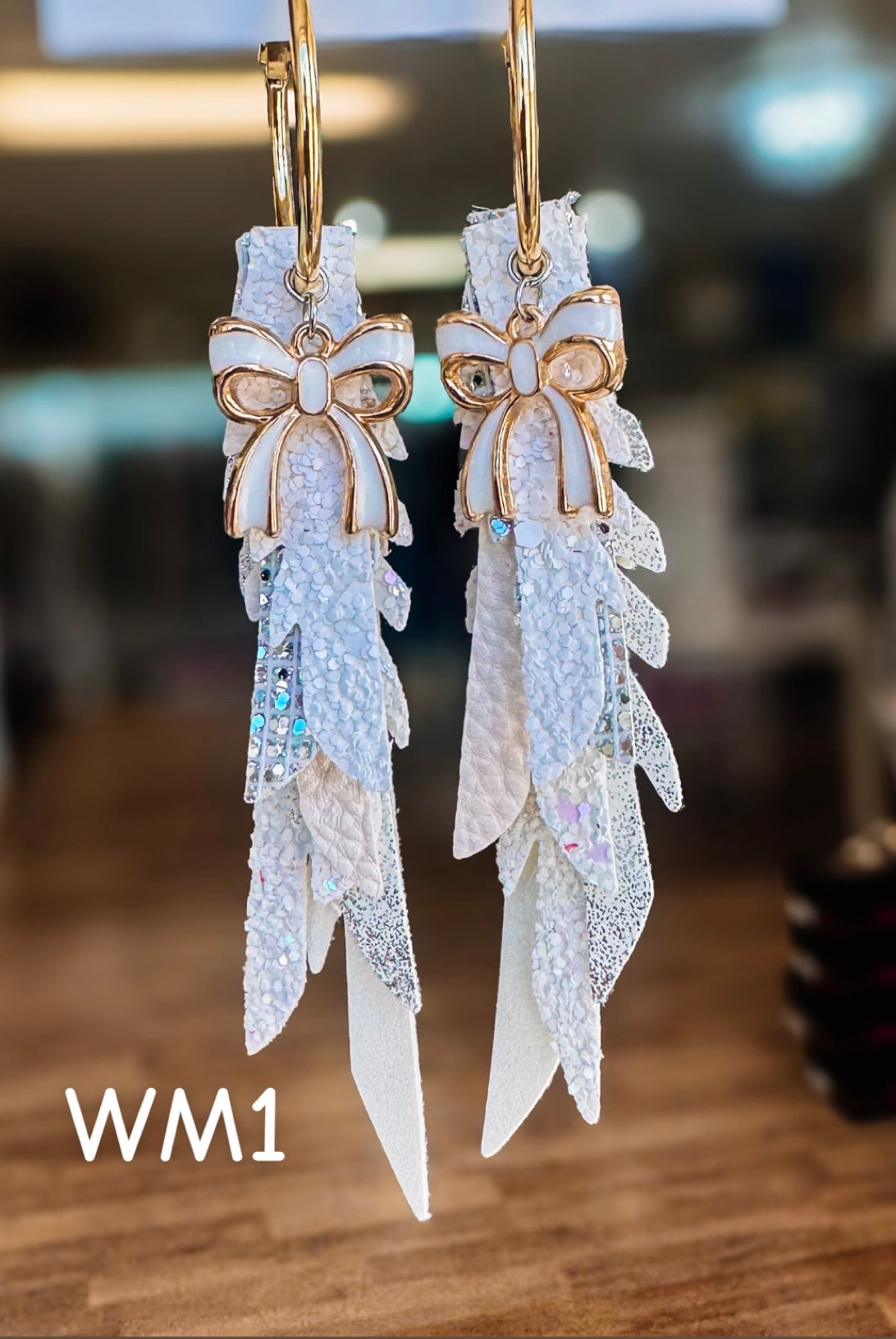 Jak Sprat White Monochromatic Collection: Thinny Thini Minis-Earrings-Dear Me Southern Boutique, located in DeRidder, Louisiana