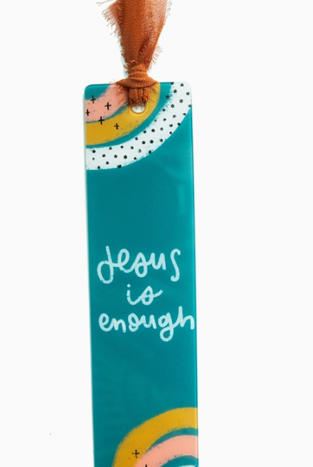 Jesus Is Enough Acrylic Bookmark-JAG Books-Dear Me Southern Boutique, located in DeRidder, Louisiana