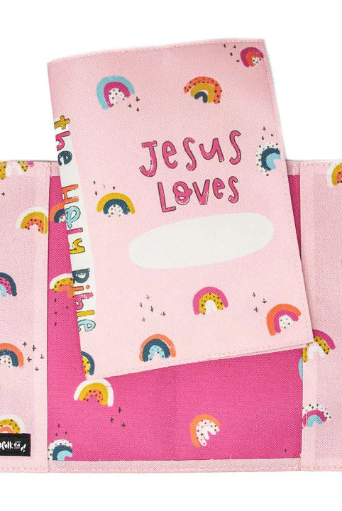 Jesus Loves Me Bible Slipcover-JAG Bible Covers-Dear Me Southern Boutique, located in DeRidder, Louisiana
