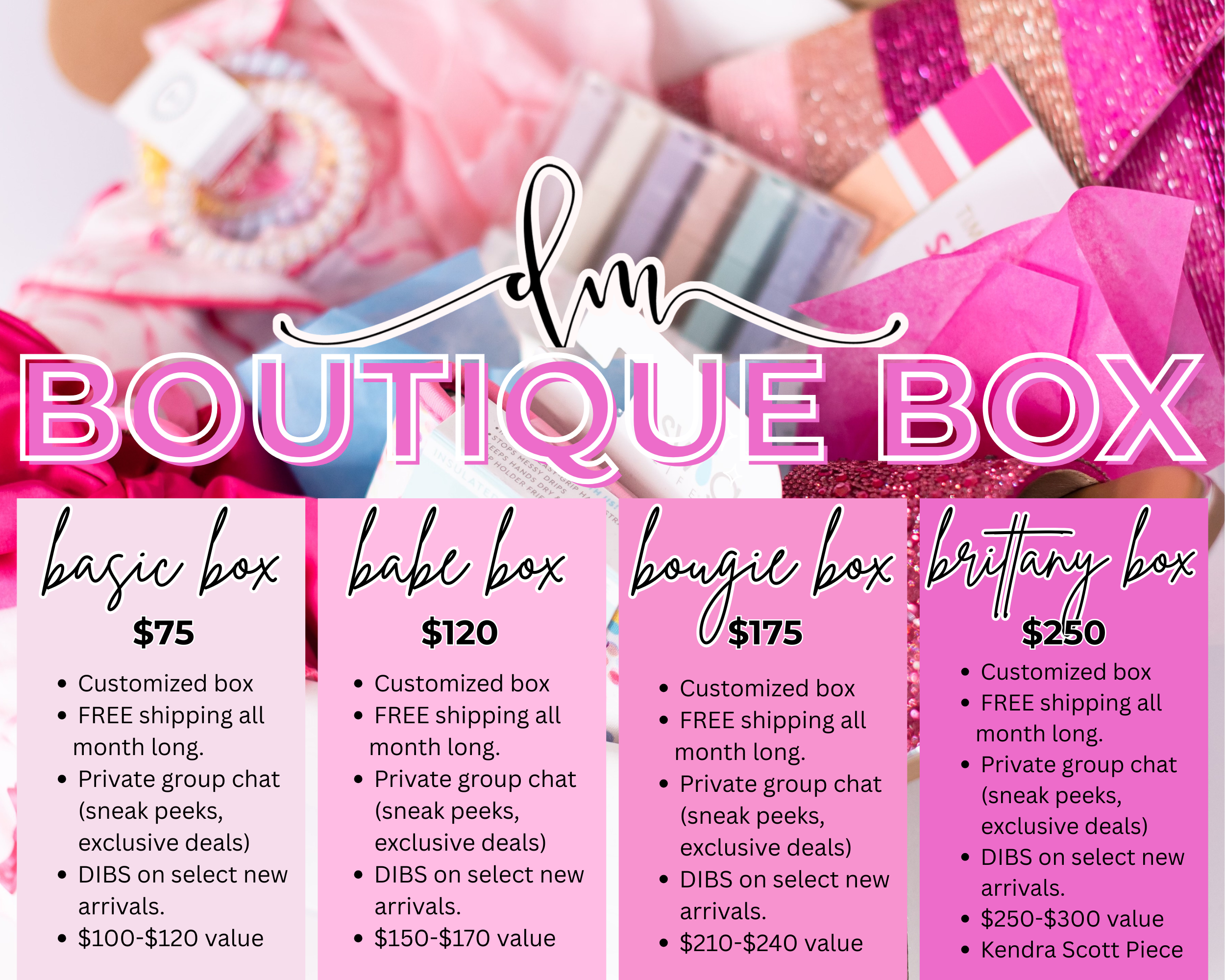 July Dear Me Boutique Box for Women-Boutique Box-Dear Me Southern Boutique, located in DeRidder, Louisiana