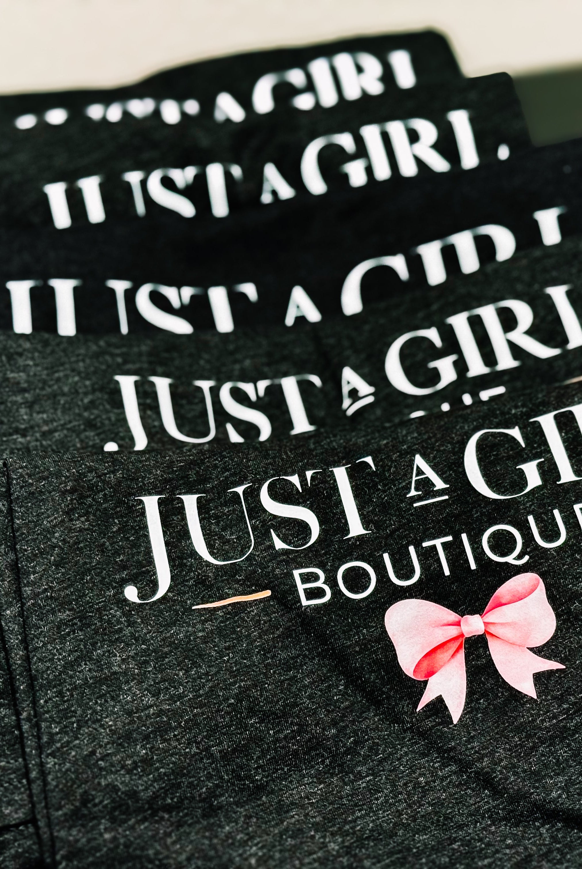 Just A Girl - Merch Tee-JAG Graphic Tops-Dear Me Southern Boutique, located in DeRidder, Louisiana