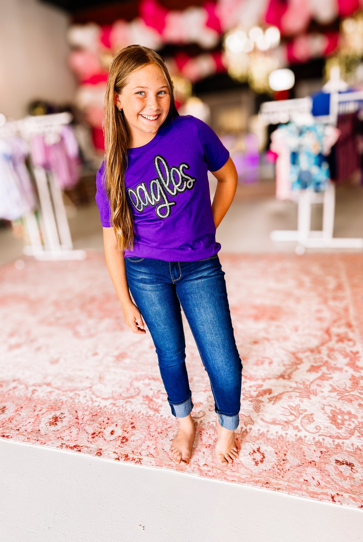 Just Roll With It Cuffed Jeans-Kids Clothing-Dear Me Southern Boutique, located in DeRidder, Louisiana