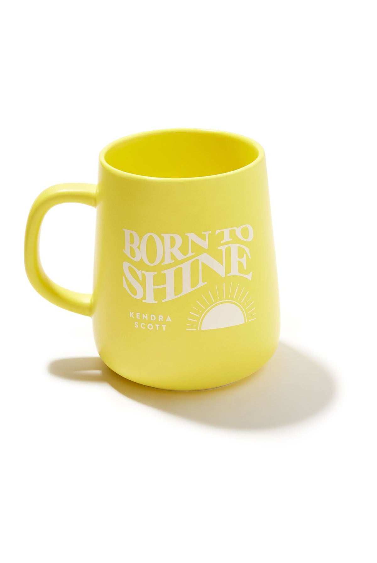 KENDRA SCOTT "BORN TO SHINE" MUG-Drinkwear-Dear Me Southern Boutique, located in DeRidder, Louisiana