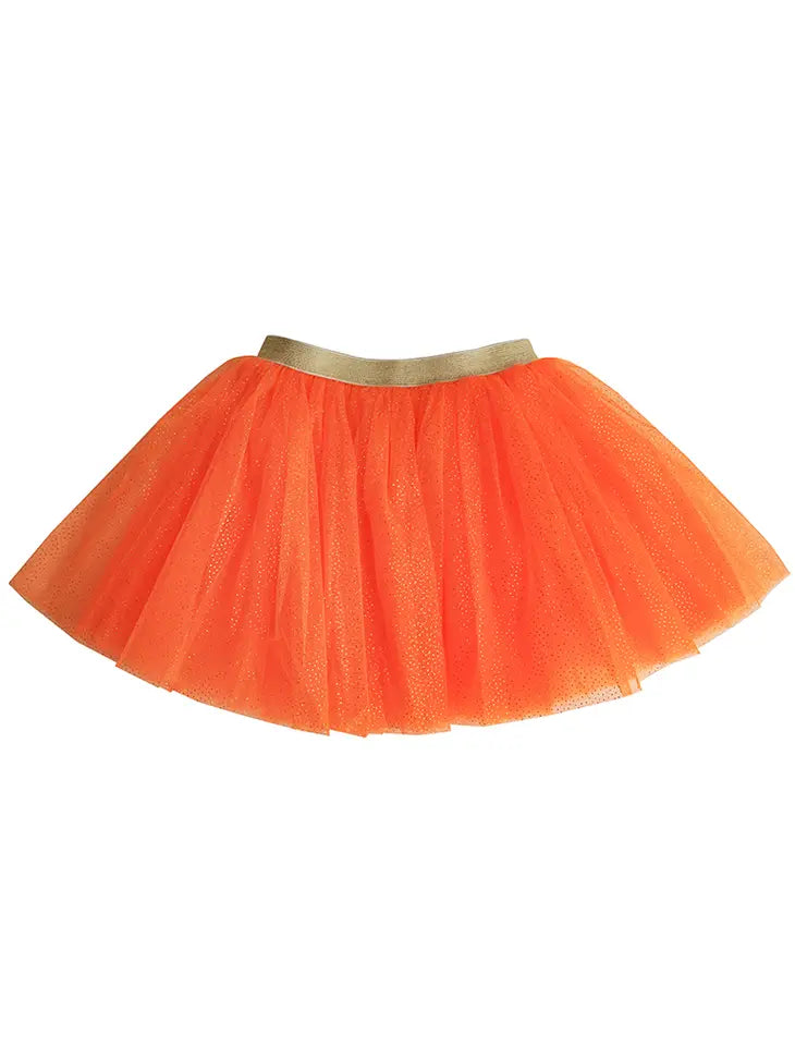 KIDS Sparkle Tutu- Orange-Kids Clothing-Dear Me Southern Boutique, located in DeRidder, Louisiana