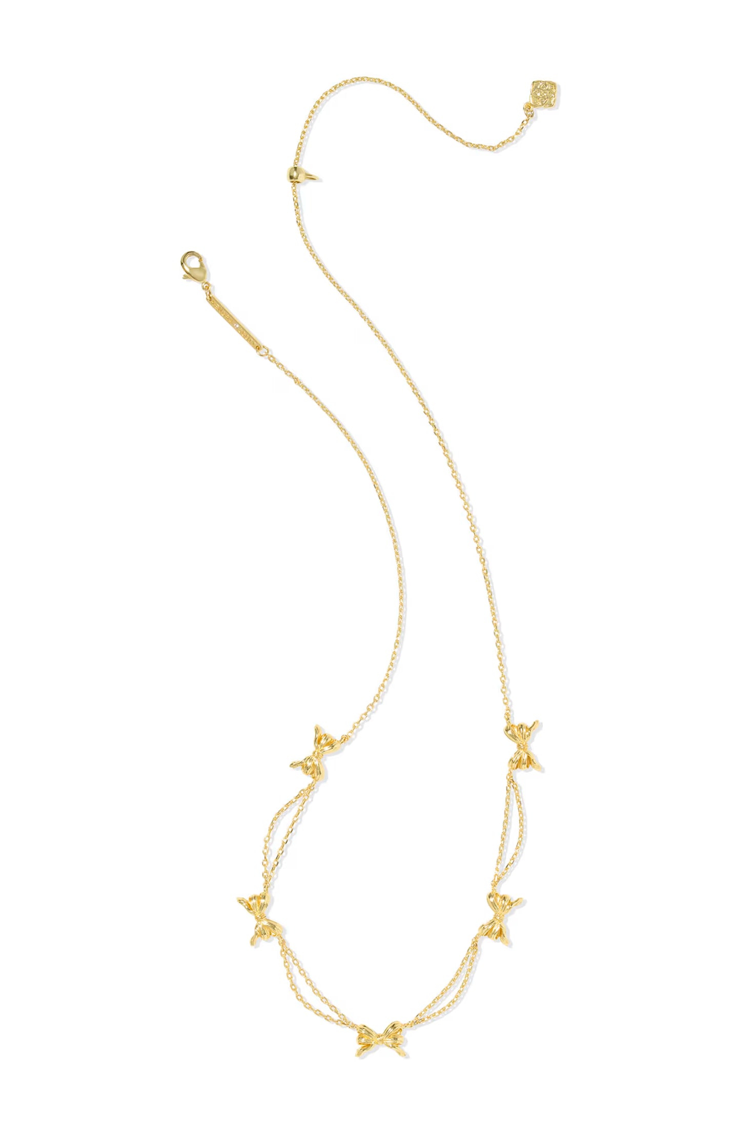 Kendra Scott Bow Strand Necklace - Gold-Jewelry-Dear Me Southern Boutique, located in DeRidder, Louisiana