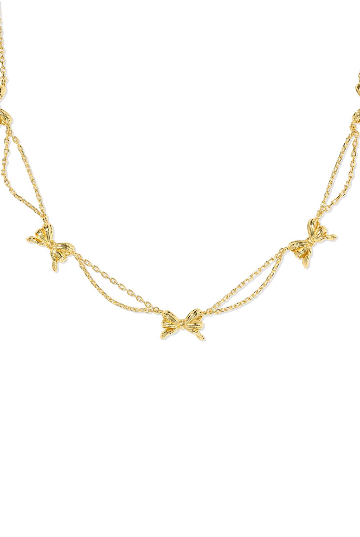Kendra Scott Bow Strand Necklace - Gold-Jewelry-Dear Me Southern Boutique, located in DeRidder, Louisiana