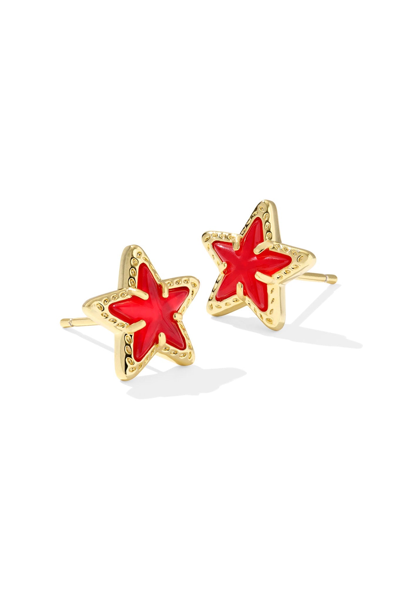 Kendra Scott CASSIDY STUD EARRINGS - Gold - Red Illusion-Jewelry-Dear Me Southern Boutique, located in DeRidder, Louisiana