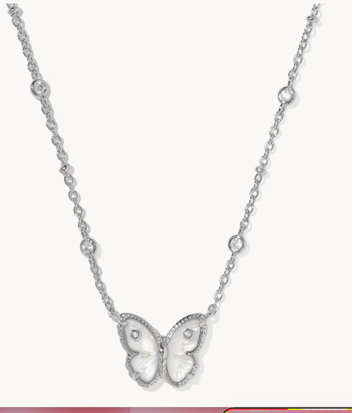 Kendra Scott Cailey Butterfly Pendant-Jewelry - Necklaces-Dear Me Southern Boutique, located in DeRidder, Louisiana