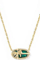 Kendra Scott Elisa Christmas Bow Pendant Necklace-Jewelry-Dear Me Southern Boutique, located in DeRidder, Louisiana