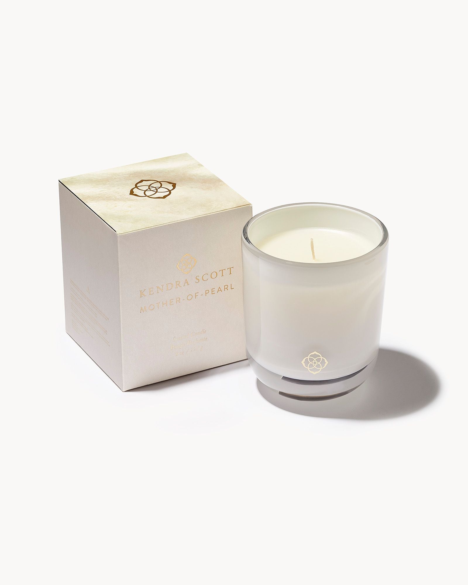 Kendra Scott Mother of Pearl Large Tumbler Candle-Jewelry-Dear Me Southern Boutique, located in DeRidder, Louisiana