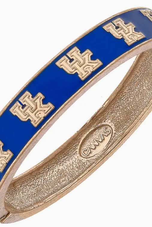 Kentucky Wildcats Hinge Bangle-Game Day-Dear Me Southern Boutique, located in DeRidder, Louisiana