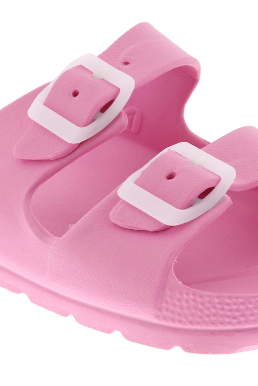 Kids Pink Lemonade Sandals-Dear Me Southern Boutique, located in DeRidder, Louisiana