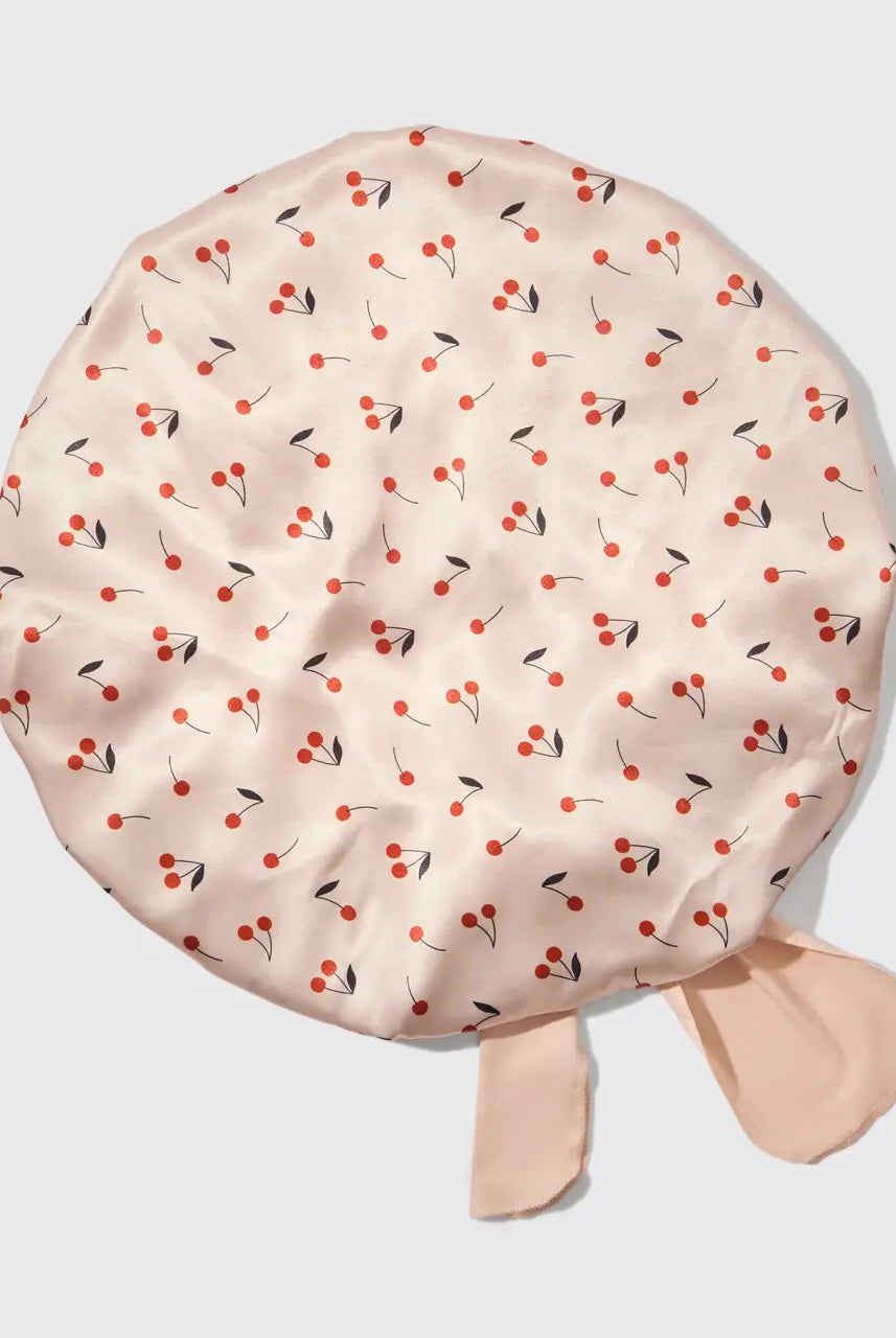 Kit-sch Oversized Cherry Bonnet-Health/Beauty-Dear Me Southern Boutique, located in DeRidder, Louisiana