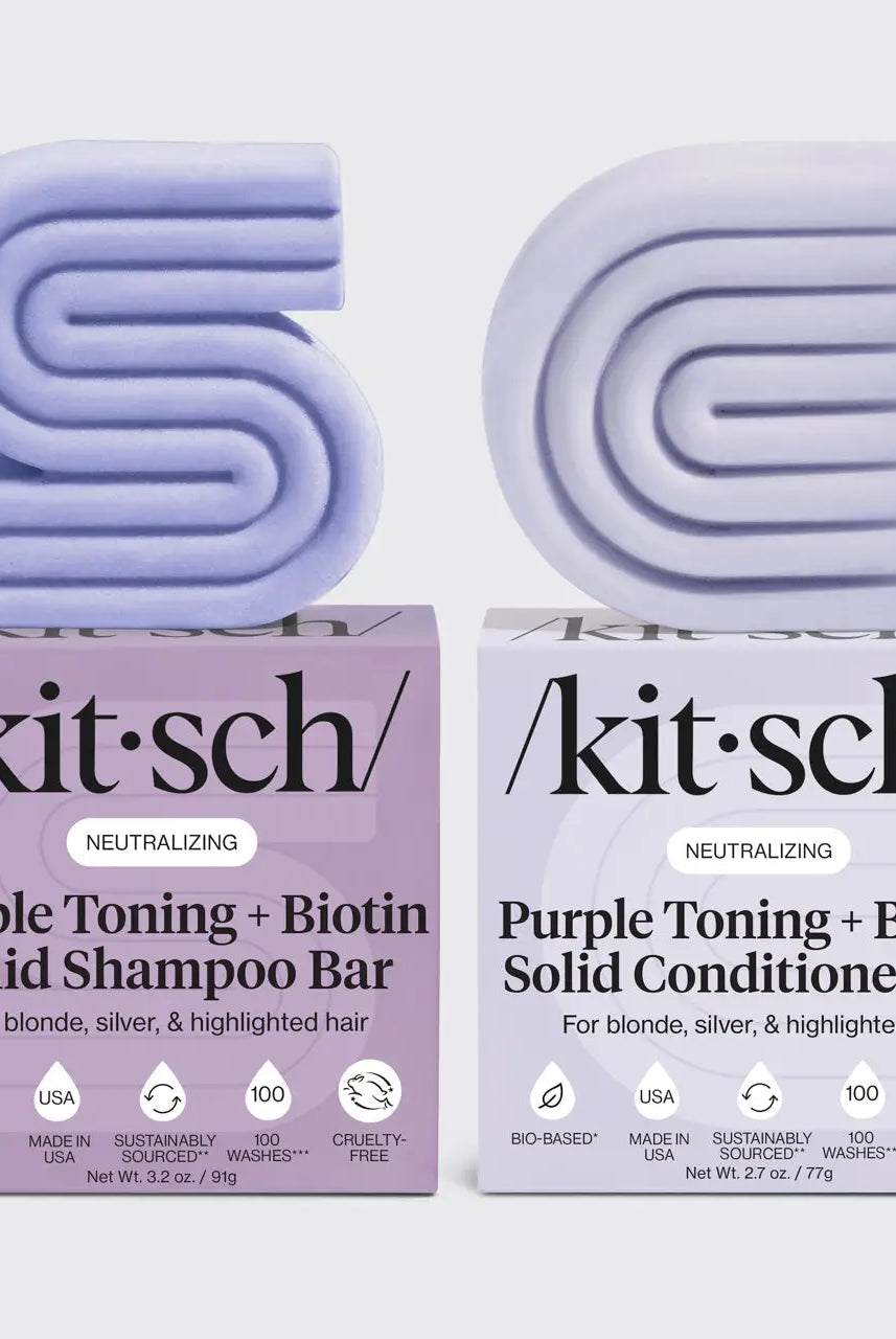 Kitsch Purple Shampoo & Conditioner Bars-Health/Beauty-Dear Me Southern Boutique, located in DeRidder, Louisiana