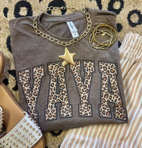 Leopard Legacy Title Tee-Dear Me Southern Boutique, located in DeRidder, Louisiana