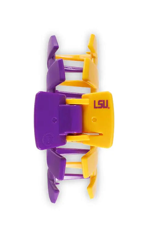 LSU Large Hair Clip-Hair Clips-Dear Me Southern Boutique, located in DeRidder, Louisiana